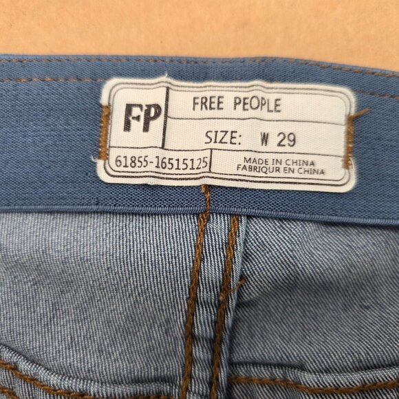Free People Just Float On Flare Jeans Womens   Blue Stretch 29 x 34 - Picture 8 of 16